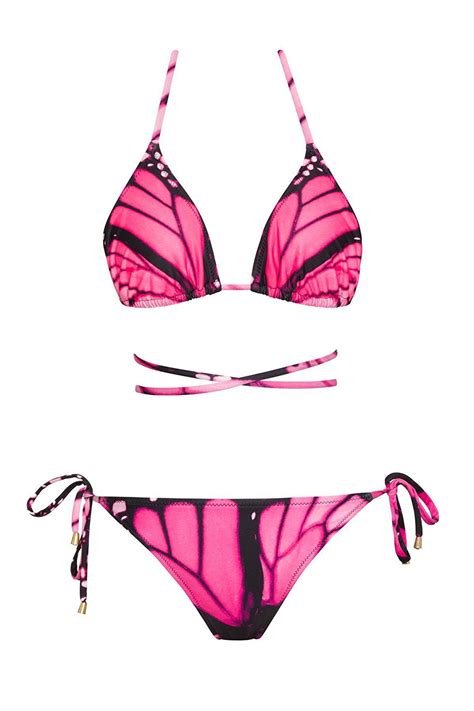 KARIŞIK Brezilya Üçgen İpli Bikini Takım 2 S000155314 23173 LCW