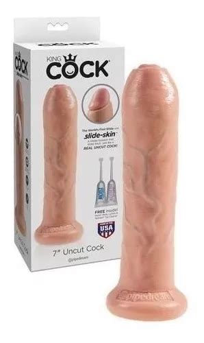 Dildo Realista Con Prepucio Grande Cm Lubricante Cuotas Sin Inter S
