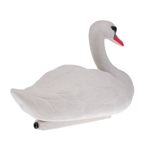 3D Full Size Floating White Swan Decoy keep Canada... – Grandado