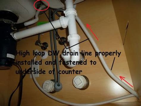 Dishwasher High Loop Drain Line Jwk Consulting And Construction Management