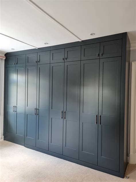 Fitted Wardrobes With Hidden Bathroom Door Entrance, Spray Paint