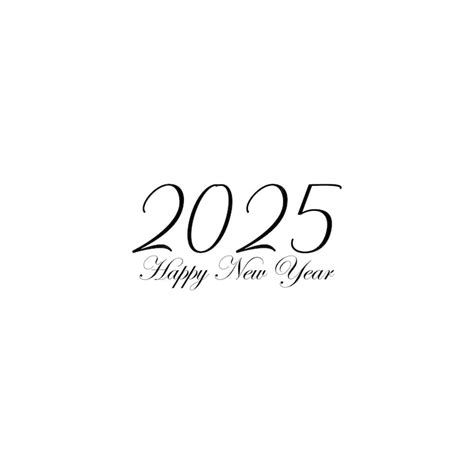 Premium Vector 2025 Number Design Template Happy New Year 2025 With