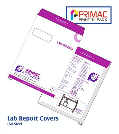 Paper Lab Report Cover A4 Size For Hospital At Rs 550piece In Secunderabad Id 24905759530