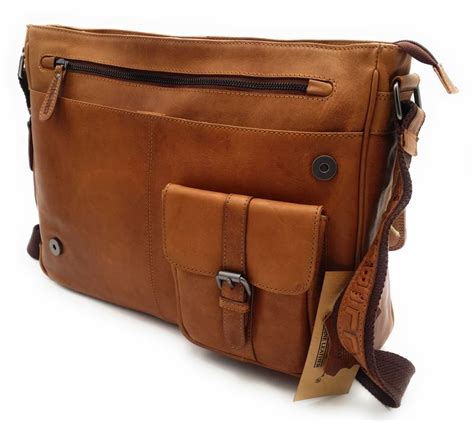 Hill Burry Hill Burry - VB100108 - 3173 - real leather - shoulder bag ...
