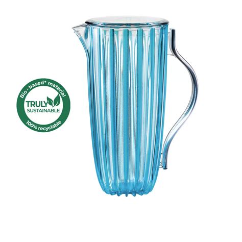 Guzzini Dolcevita Pitcher with Lid 1.8L Turquoise | Kitchen Warehouse™