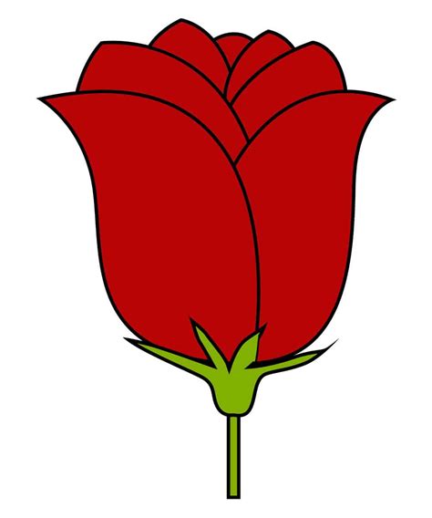 Easy Rose Drawing For Kids