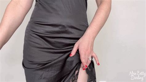 Black Full Slip And Nude Laceback Panties Lingerie Tease SFW Non Nude Mrs Betty Darling