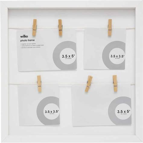 Wilko White Peg Frame Wilko