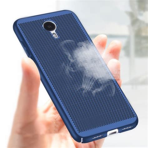 Luxury Phone Case For Meizu M Note Case Heat Dissipation Hard Pc Matte