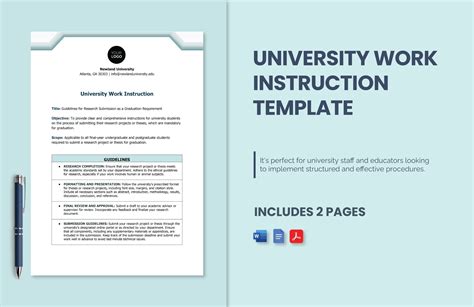 Free Work Instruction Templates And Examples Edit Online And Download