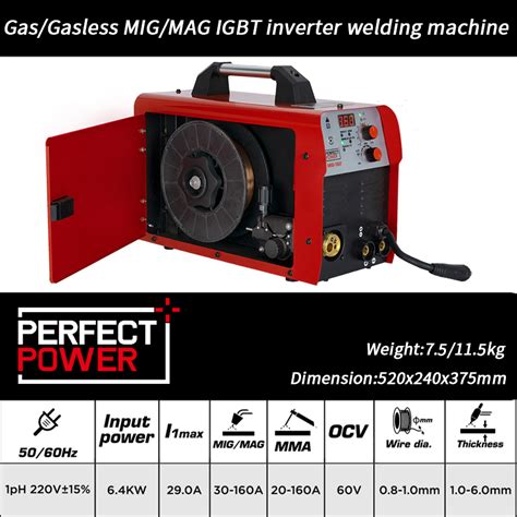 MIG-160 MIG Welder - PERFECT POWER - Welders, Welding Wire, Welding ...