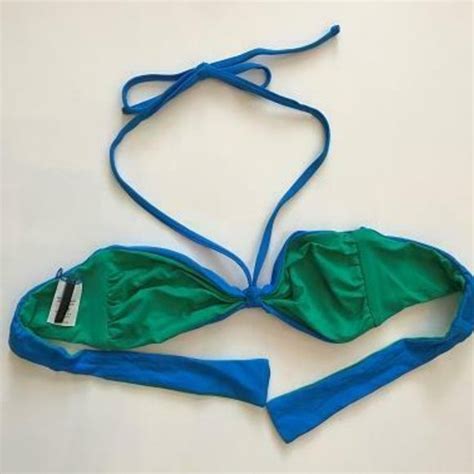 J Crew Swim Jcrew Reversible Bandeau Bikini Top G Poshmark