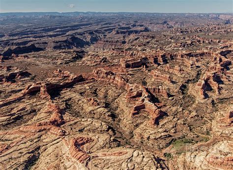 Shot Canyon in the Maze District of Canyonlands National Park Aerial by ...