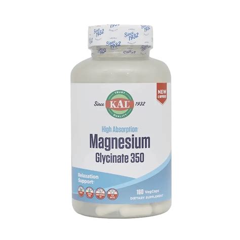 Kal Magnesium Glycinate Mg Veg Caps Sobek Store