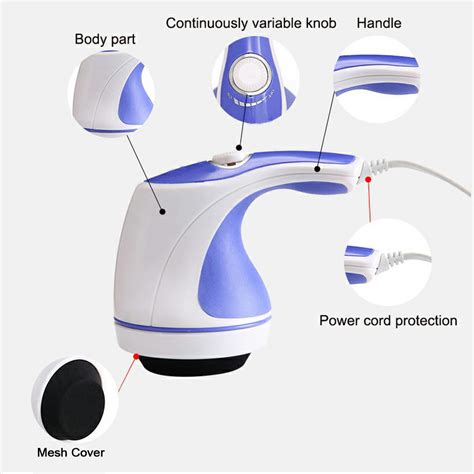 Professional Relax And Spin Tone Complete Full Body Massager With 4 Different Massage Head