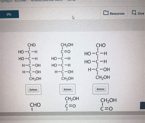 Solved Spring Resources X Give Ch Oh C Cho Ho C H Chegg