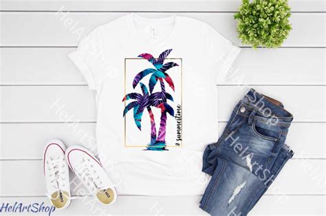 Summertime Sublimation Png Palm Png Summer Png By Helartshop