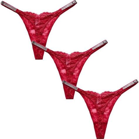 String En Dentelle Femme Culottes Sexy Taille Basse Tanga Slips Transparente Lingerie Sous