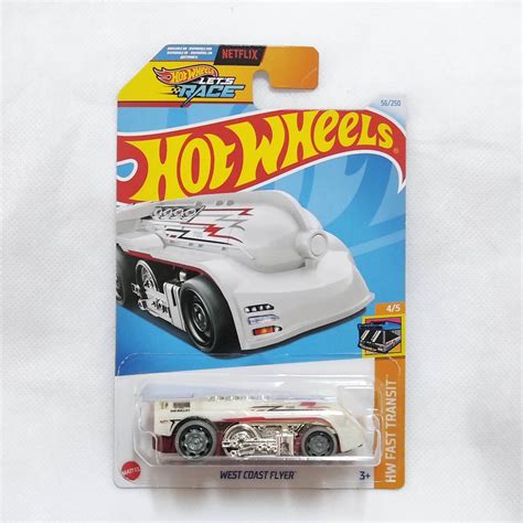 Hot Wheels West Coast Flyer Netflix Let S Race Black 56 250 2024 HW FAST TRANSIT 4 5