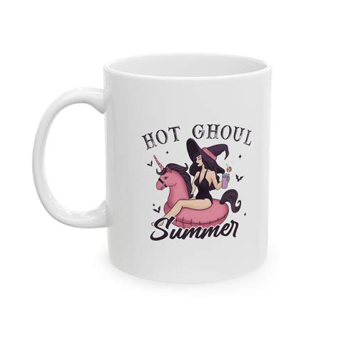 Hot Ghoul Summer Mug Birthday Gift Christmas Gift Halloween Mug Hot Girl Summer Mug