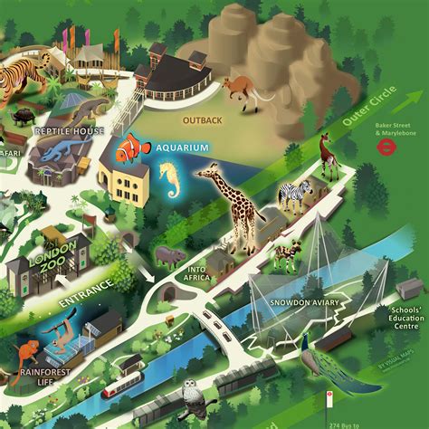 London Zoo Map 3