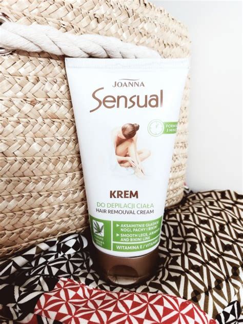 Joanna Sensual Krem Do Depilacji Cia A Aksamitnie G Adkie Nogi Pachy I Bikini Witamina E