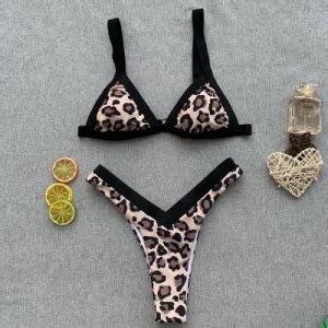 New Hot Triangle Leopard Swimwear Manufacture Extreme Micro Bikinis Bikini And Swimsuit