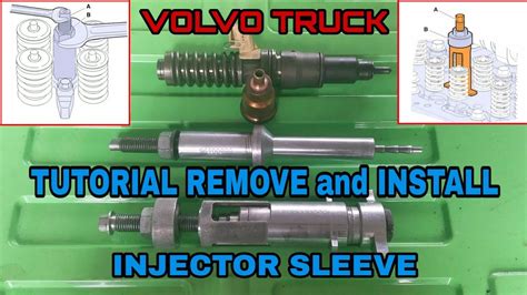 Injector Sleeve Installation And Removal Volvo D13 Engine Youtube