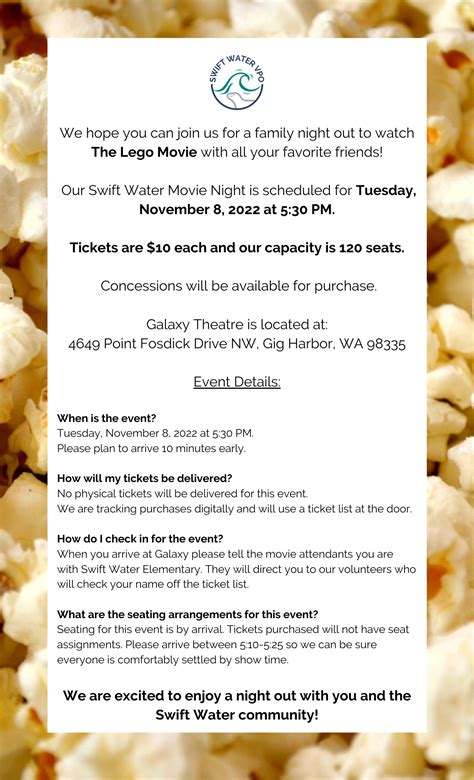Movie Night – Swift Water VPO