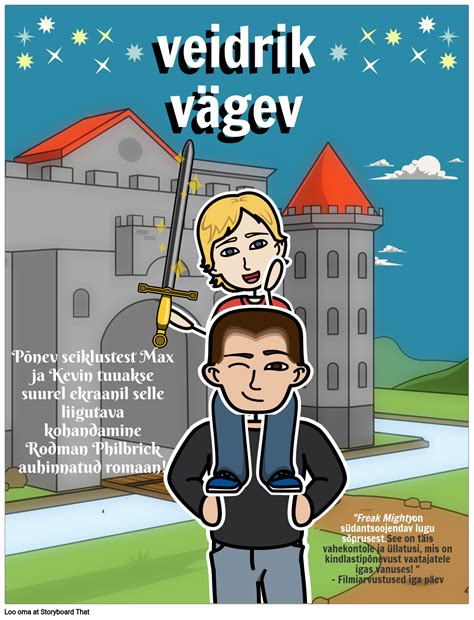 Freak The Mighty Movie Plakat Storyboard By Et Examples