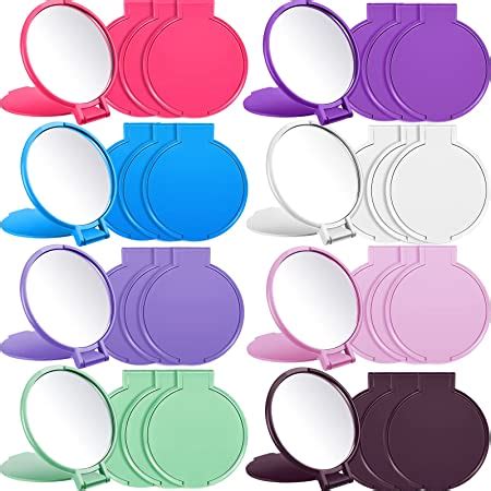 Amazon Yalikop Round Mirror Compact Mirror Mini Folding Mirror