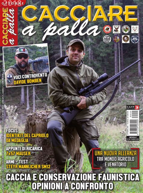 Cacciare A Palla Ottobre 2018 In Edicola Dal 15 Settembre Armi Magazine