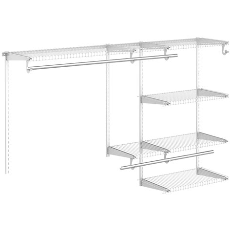 HOMCOM Sistem de organizare pentru dulap, set de dulap montat pe perete
