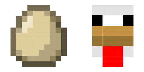 Minecraft Chicken & Egg Cursor - Minecraft Cursors - Sweezy Cursors