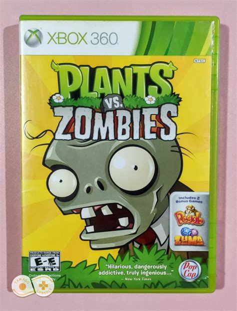 Plants Vs Zombies Xbox 360 Game Ntsc English Language Video