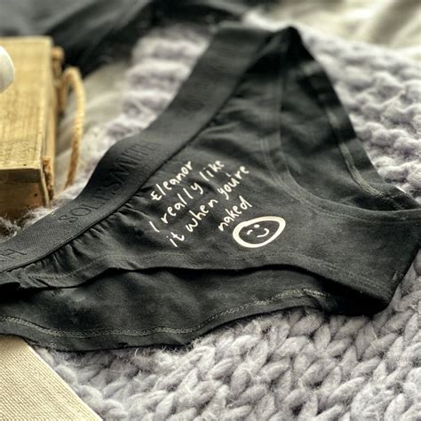 Personalised I Like You Naked Underwear By Solesmith