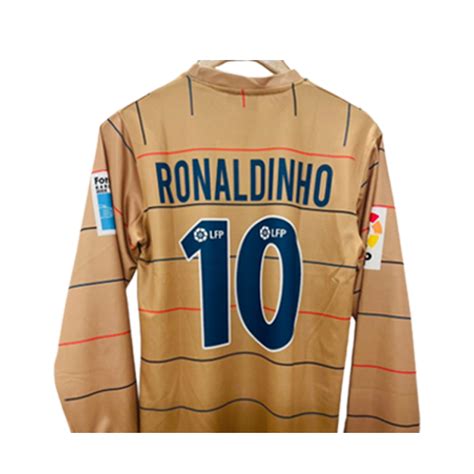 Barcelona Ronaldinho Retro Jersey Retro Collection Cyberried Store