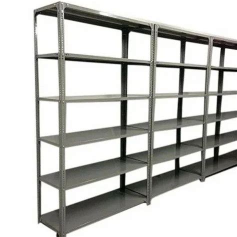 coated gray slotted angle rack  piece  raigad id