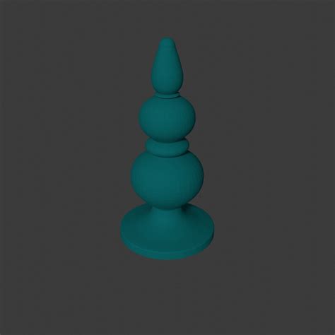 D Anal Plug With D Stl Files And Ready To Print Sex Toys D Print File Plug Anal Training