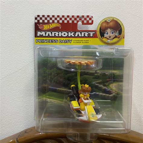 Jual COD Hot Wheels Mario Kart Princess Daisy Standard Kart Flower Glider Berkualitas Shopee