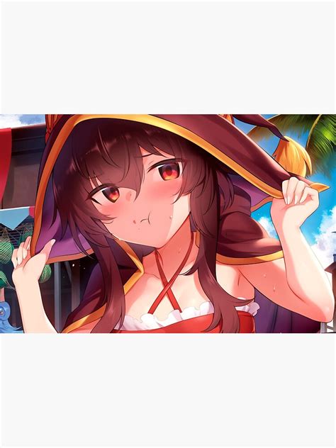 Megumin Butt Thicc Ass Thighs Konosuba Sexy Lewd Hentai Ecchi Anime Girl 7 Zipper Pouch By