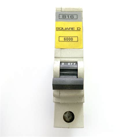 Mcb S Square D Qoe Yellow Band B A Mcb Circuit Breaker