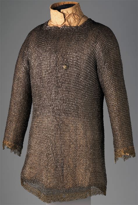 European (German) riveted mail hauberk, with makers mark, 15th century ...