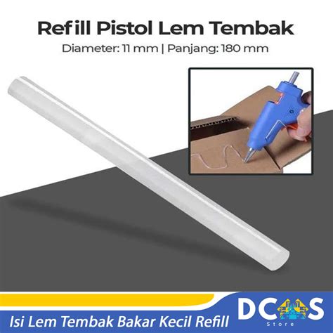Jual Isi Lem Tembak Bakar Kecil Refill Refil Glue Stick Gun Hot Melt Ukuran 7mm Shopee Indonesia