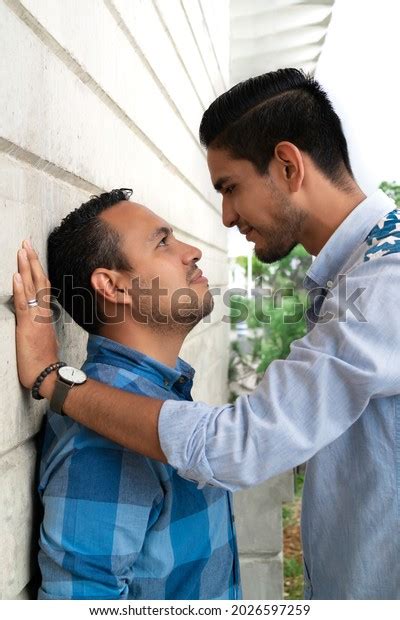 Latino Gay Men Couple Hugging Jalisco Stock Photo Shutterstock