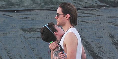 Jared Leto Gives Halsey A Big Hug While Hanging Out At Coachella