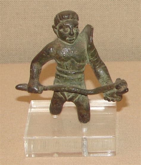 Bronze Figurine Of A Retiarius Gladiator Net Fighter St Nd