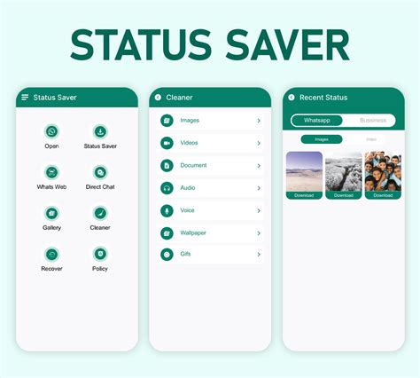 Whatsapp Status Saver App Status Saver App On Behance