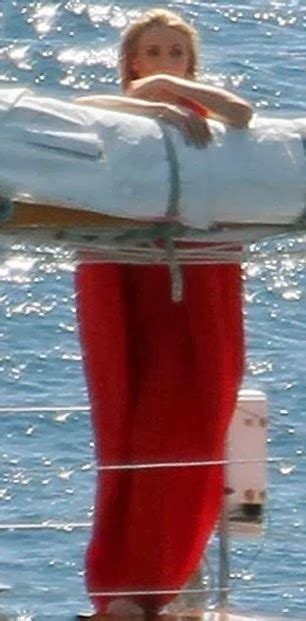 Retro Bikini Cameron Diaz Displays A Red Bikini For Vogue In Saint Barthelemy