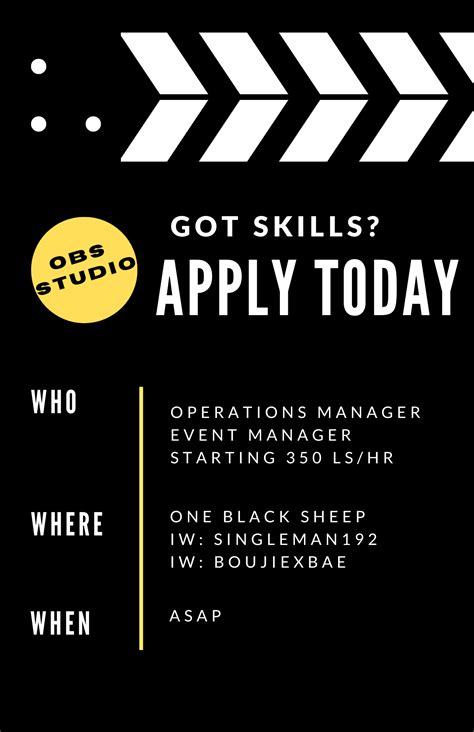 Operations Manager for Scripting & Configuration Needed - Inworld Employment - Second Life Community